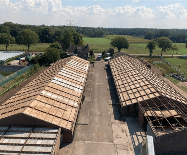 asbest dak verwijderen echel
